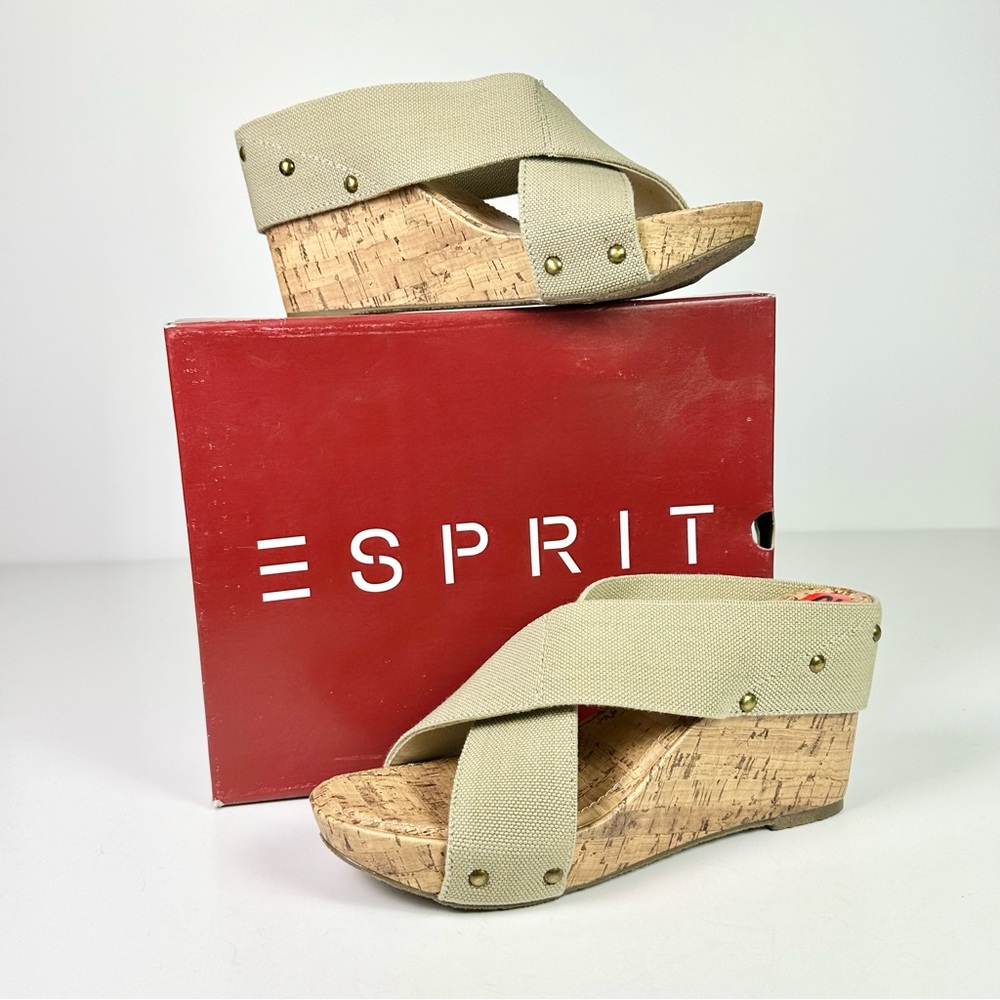 Esprit Women’s Beige Sandals Darcy Size 10